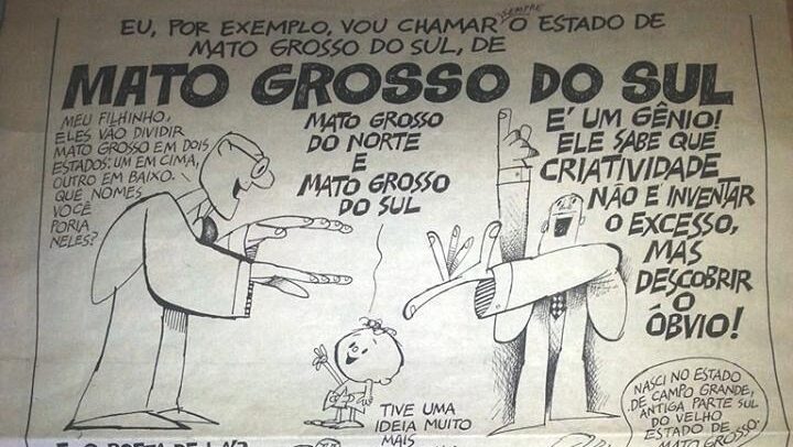 Como O Pasquim retratou divisão de Mato Grosso